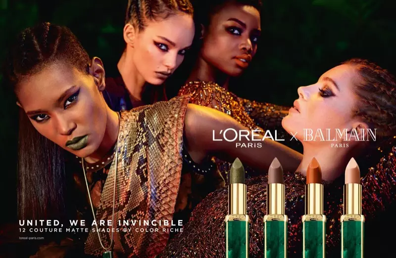 L'Oreal Paris & Balmain, 새로운 립스틱 콜라보로 시크함을 더하다