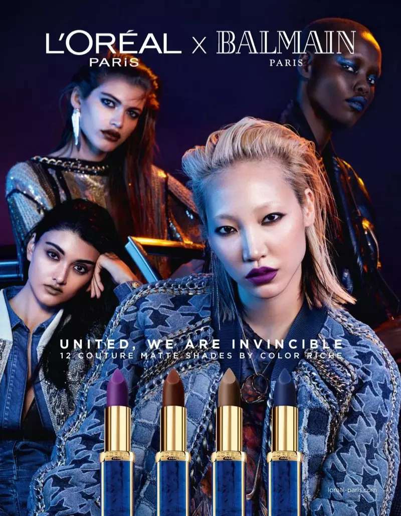 L'Oreal Paris x Balmain پنهنجي لپ اسٽڪ جي خاص تعاون کي ظاهر ڪري ٿو