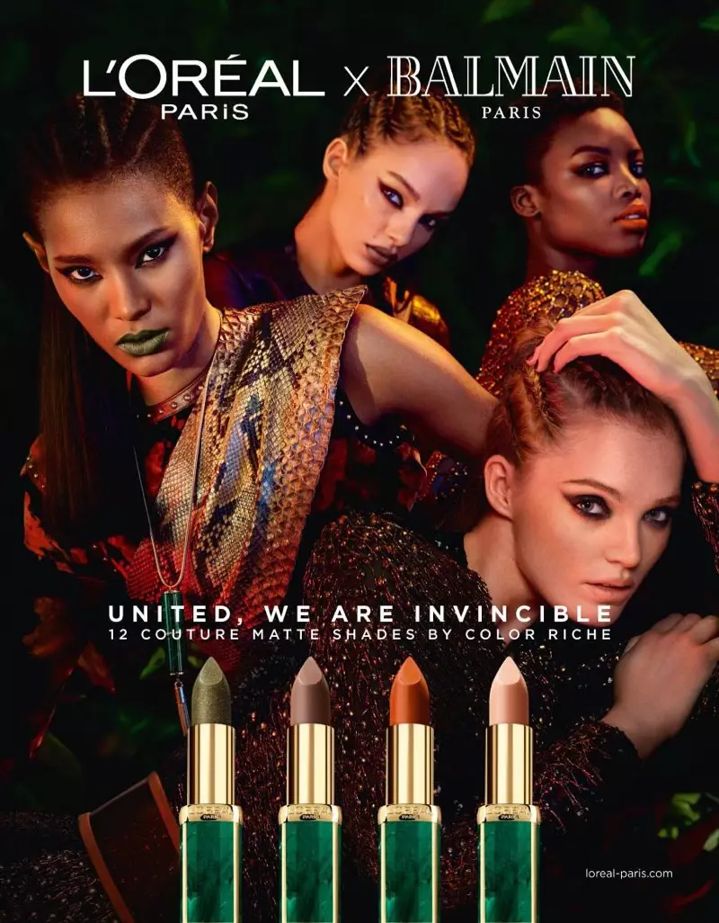 L'Oreal Paris x Balmain kampanj