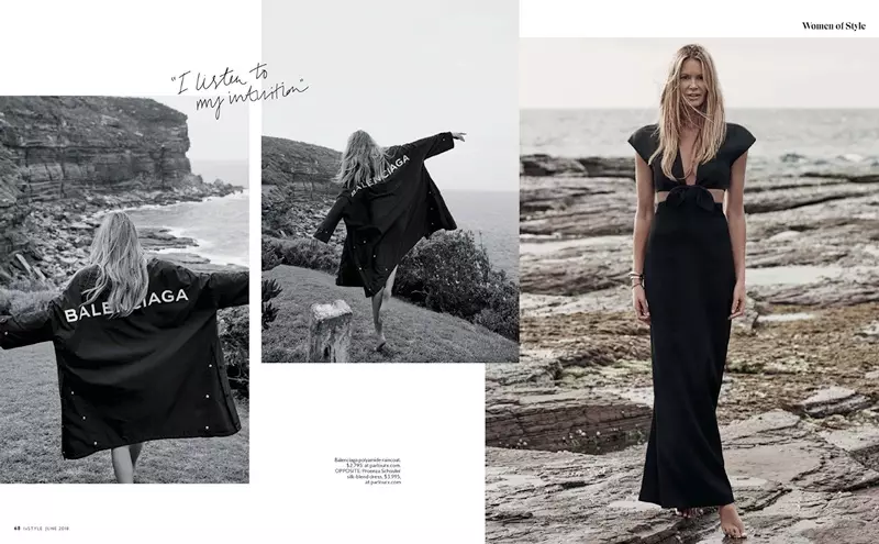 Elle Macpherson ist eine Strandschönheit für InStyle Australia