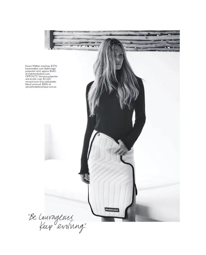 Elle Macpherson is 'n Beach Beauty vir InStyle Australia