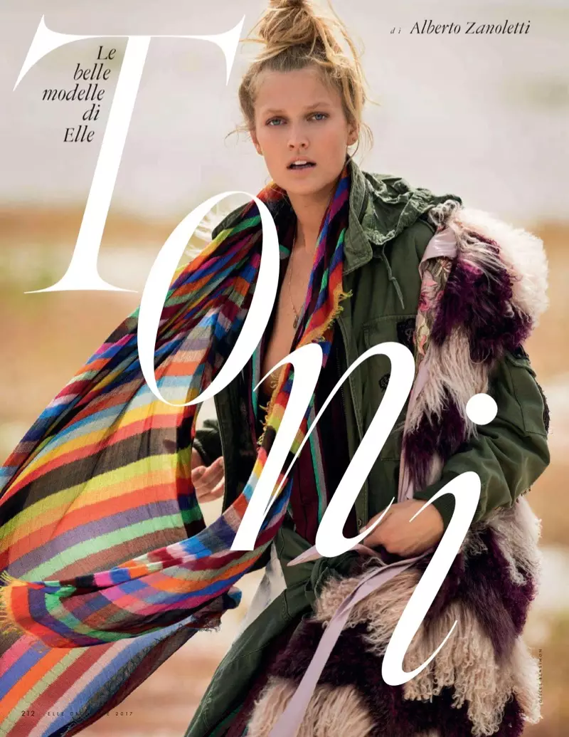 Toni Garrn Layers i luga ole tau malulu Su'e ELLE Italia