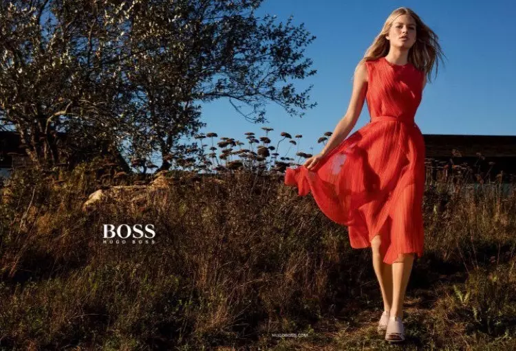 Anna Ewers joacă în campania de primăvară-vară 2016 a lui Hugo Boss