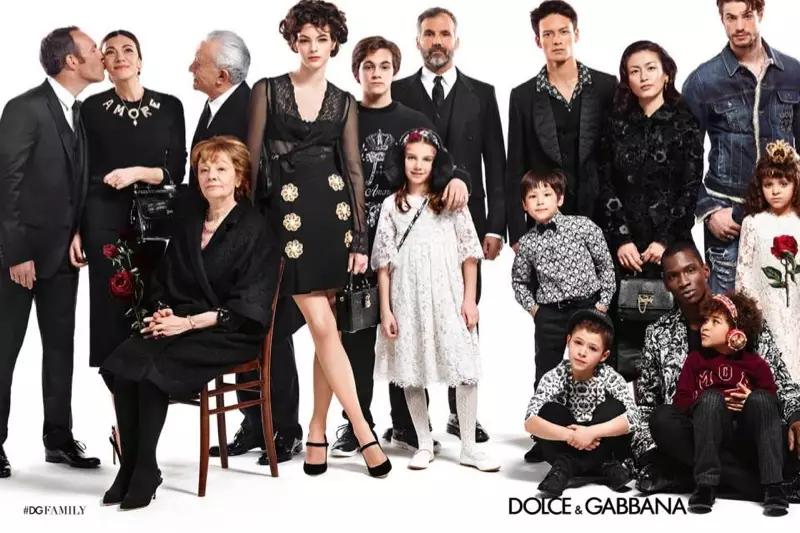 Dolce & Gabbana vier familie vir herfs 2015-veldtog