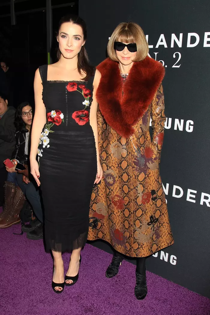 Anna Wintour y su hija Bee Shaffer en el estreno de Zoolander 2