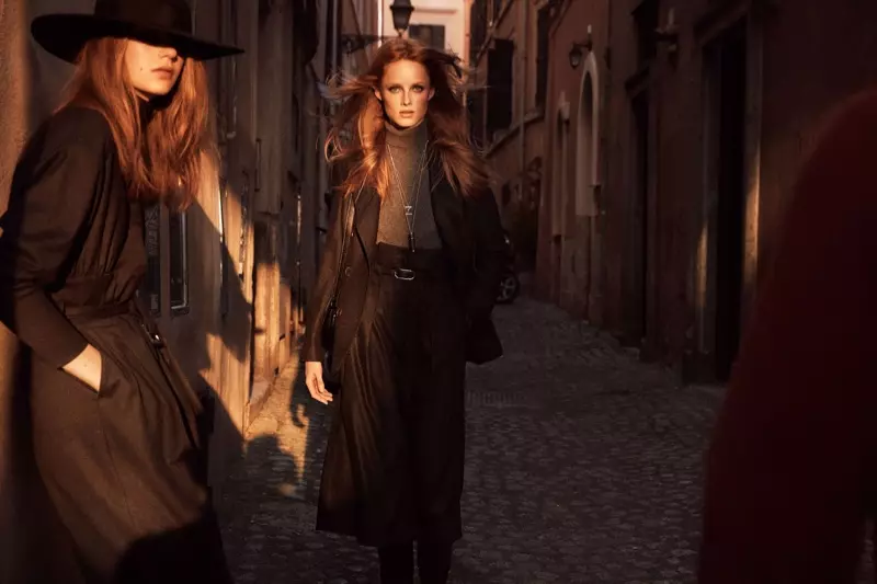 Rianne van Rompaey y Deirdre Firinne protagonizan la campaña otoño-invierno 2019 de Massimo Dutti