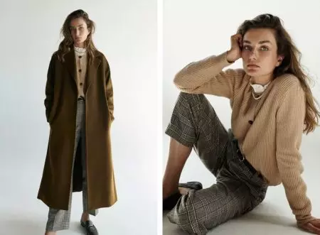 Andreea Diaconu Mencoba Tren Musim Gugur 2019 Massimo Dutti