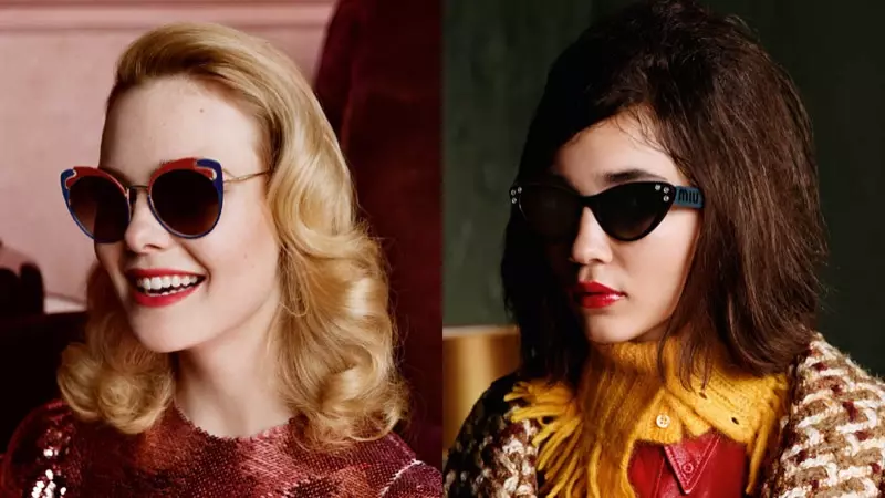 Elle Fanning ak Rowan Blanchard protagonist nan kanpay Miu Miu otòn-ivè 2018