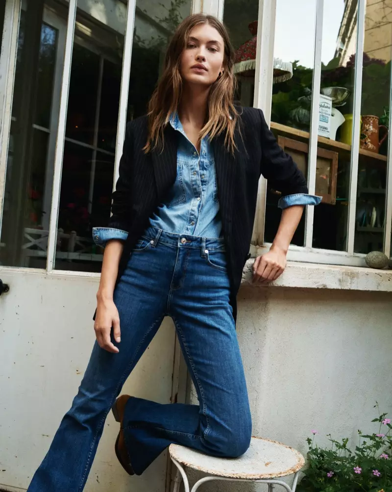 Itinatampok ng Mango ang denim style sa Everyday Pleasures editorial.