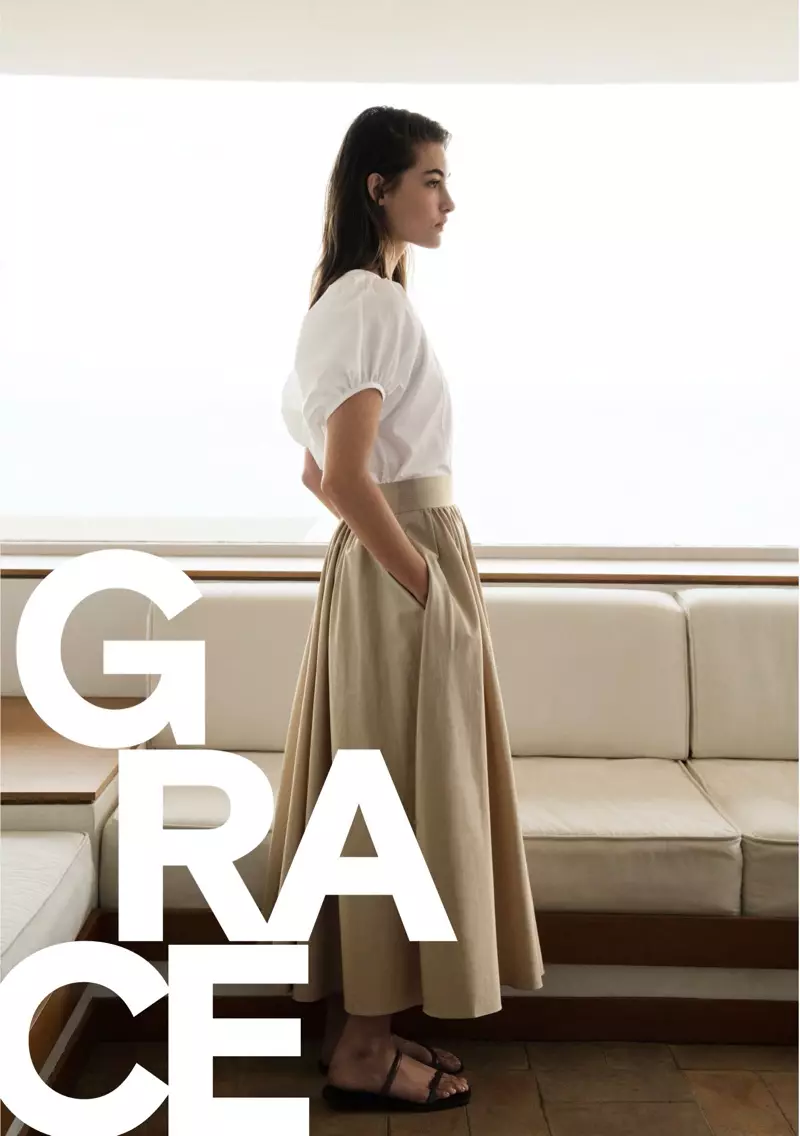 Grace Elizabeth Massimo Dutti Poplin 2020 Style Guide