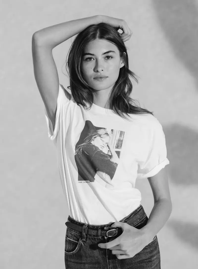 Massimo Dutti x Jane Birkin T-shirt Collection