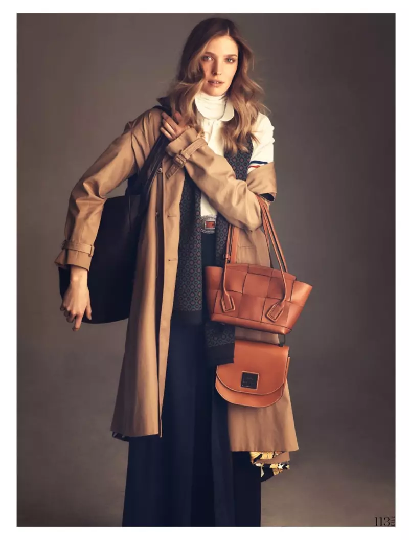 Alisa Ahmann Layers Up in Neutrals for ELLE Netherlands