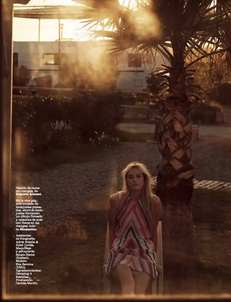 Eva Berzina Model Boho Style don Marie Claire Spain