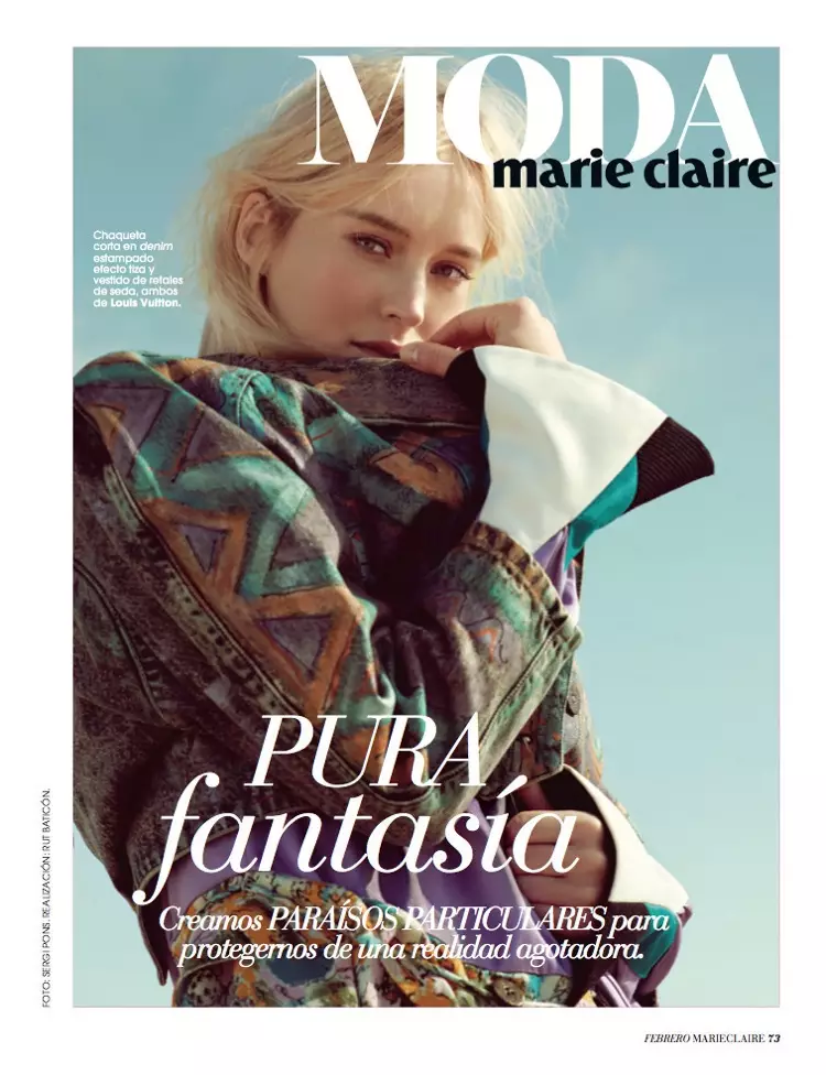 Eva Berzina Model Boho Style don Marie Claire Spain