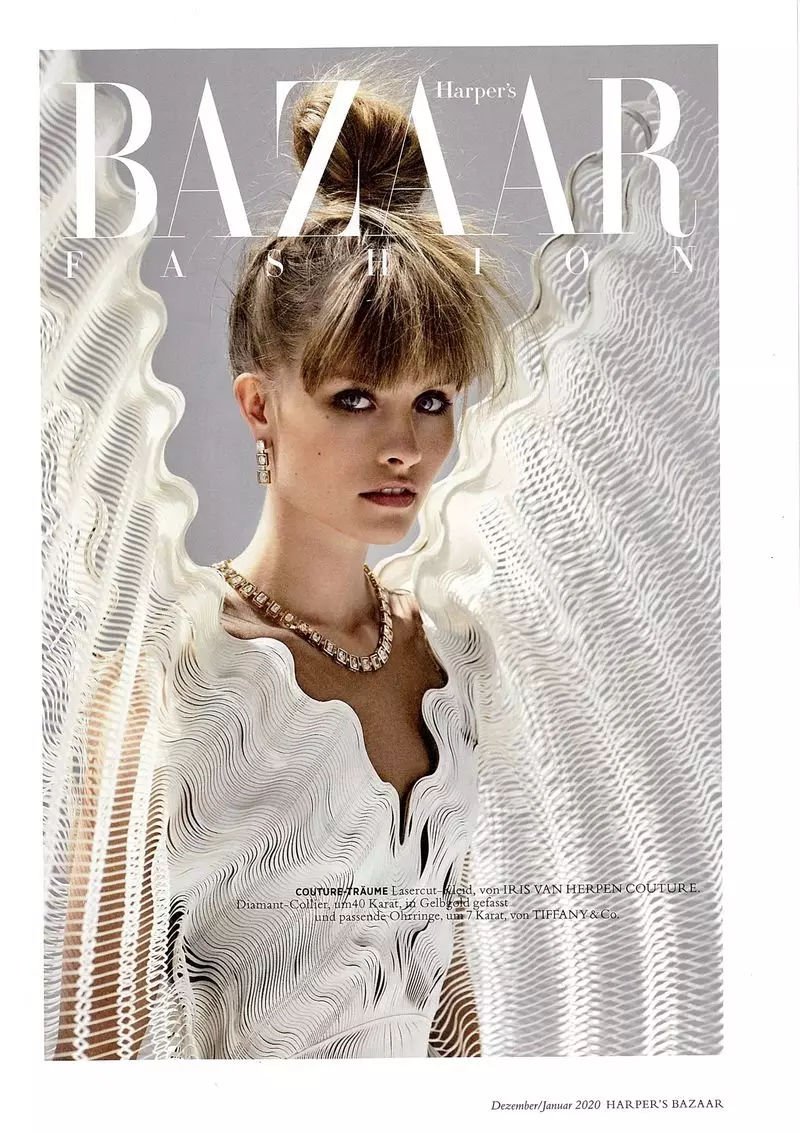 Klara Kristin modelleerib Saksamaal Harper's Bazaari haute couture'i ja kalliskive