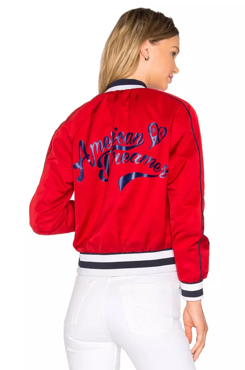 Tommy x Gigi Raglan Bomber Jacket