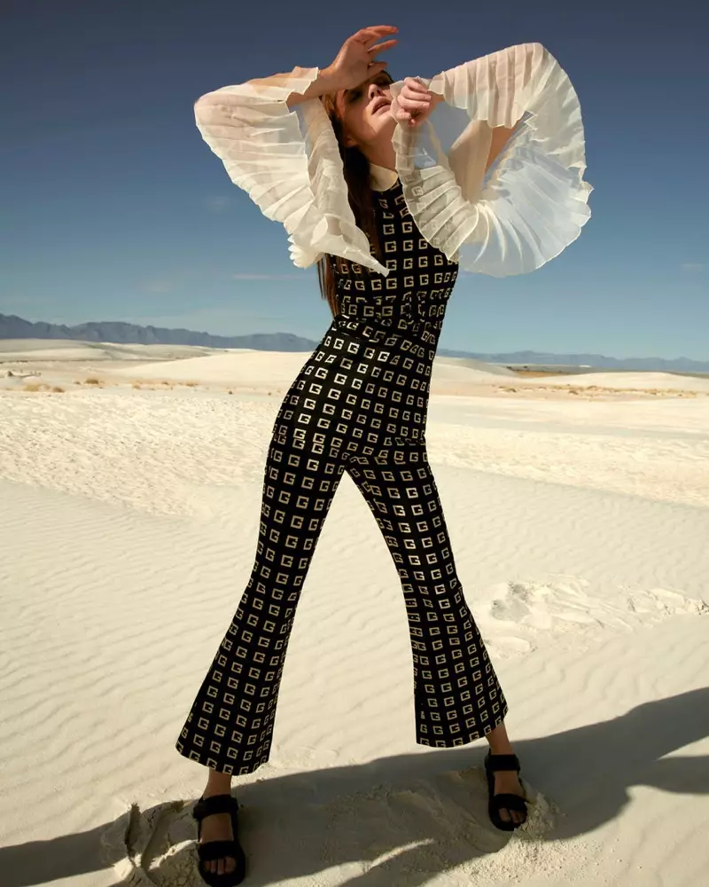 Alexina Graham sprejema puščavski slog za ELLE France