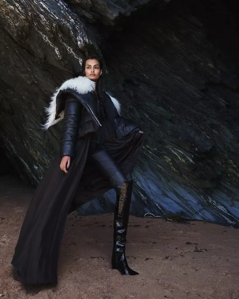 Gizele Oliveira nosi modowe stylizacje w Harper's Bazaar Arabia