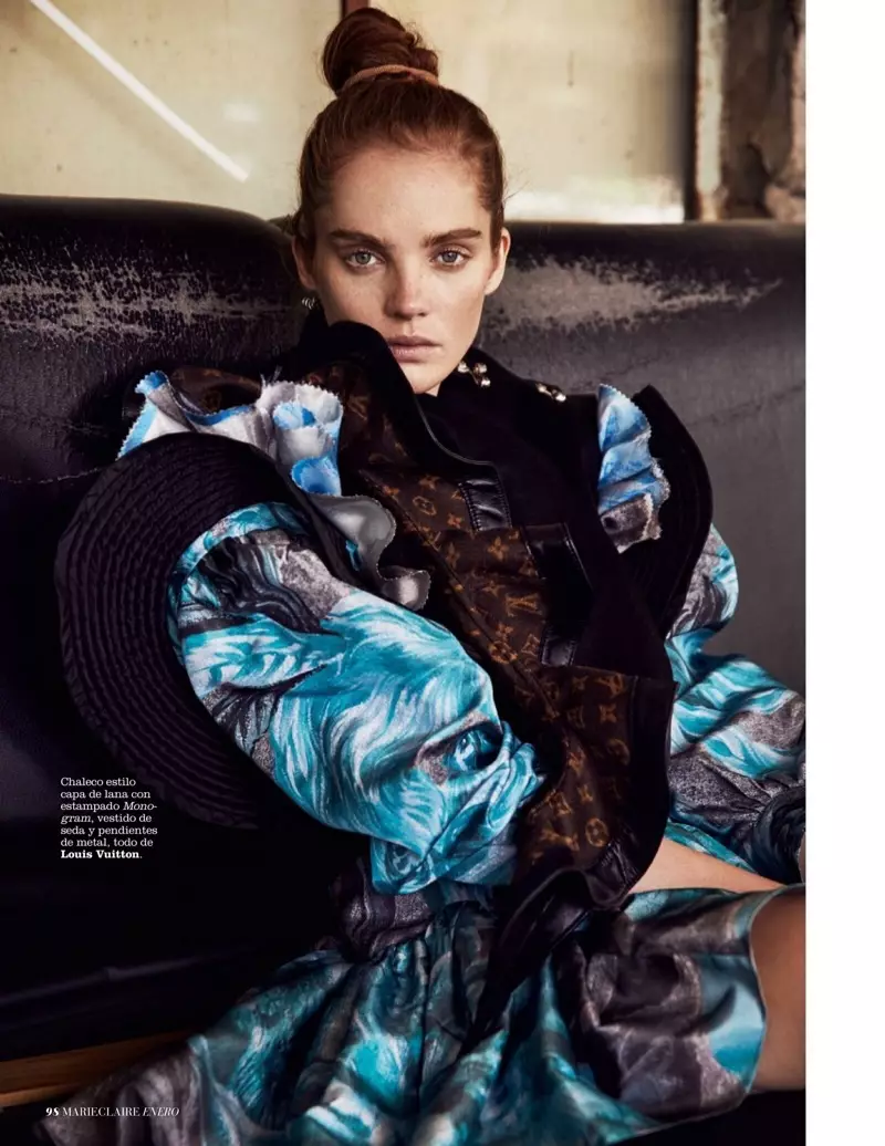 Alexina Graham Marie Claire Espagne Éditorial de mode de style coloré