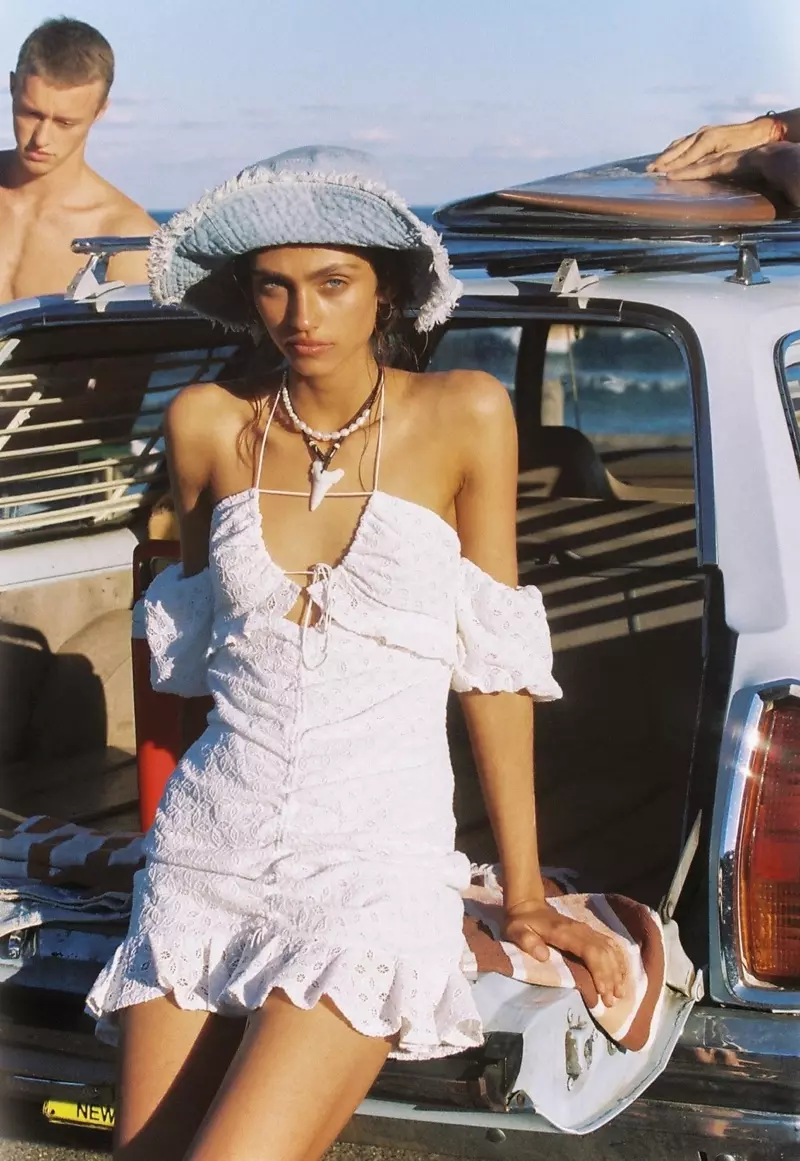 Krini Alejandra fronts For Love & Lemons High Summer 2019 iphulo