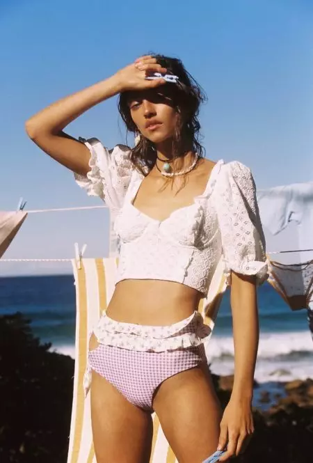 Krini Alejandra Models For Love & Lemons' High Summer 2019 Looks