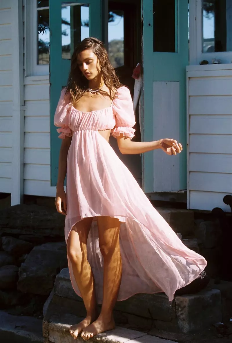 Samhlacha Krini Alejandra For Love & Lemons Hampton gúna maxi