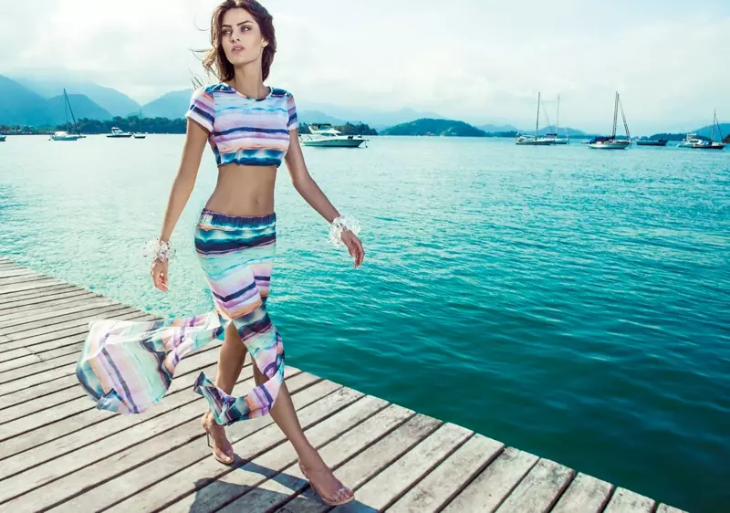 Изабели Фонтана в рекламе Morena Rosa Beach Spring 2014