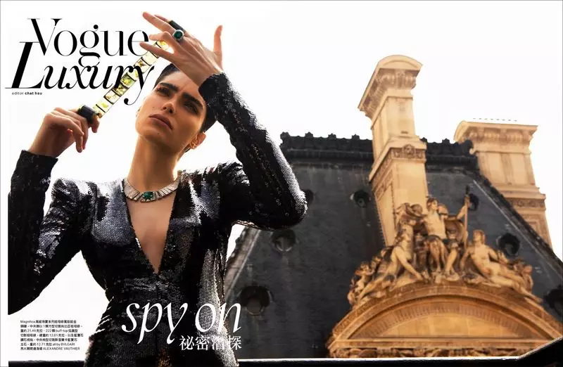 Snezana Gasic skín í lúxus gimsteinum fyrir Vogue Taiwan