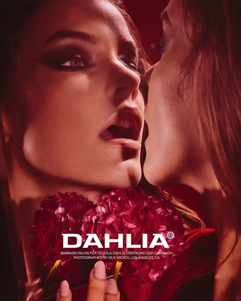 Ein Bild aus der Frühjahr-Sommer-Kampagne 2021 von Dahlia Tequila.