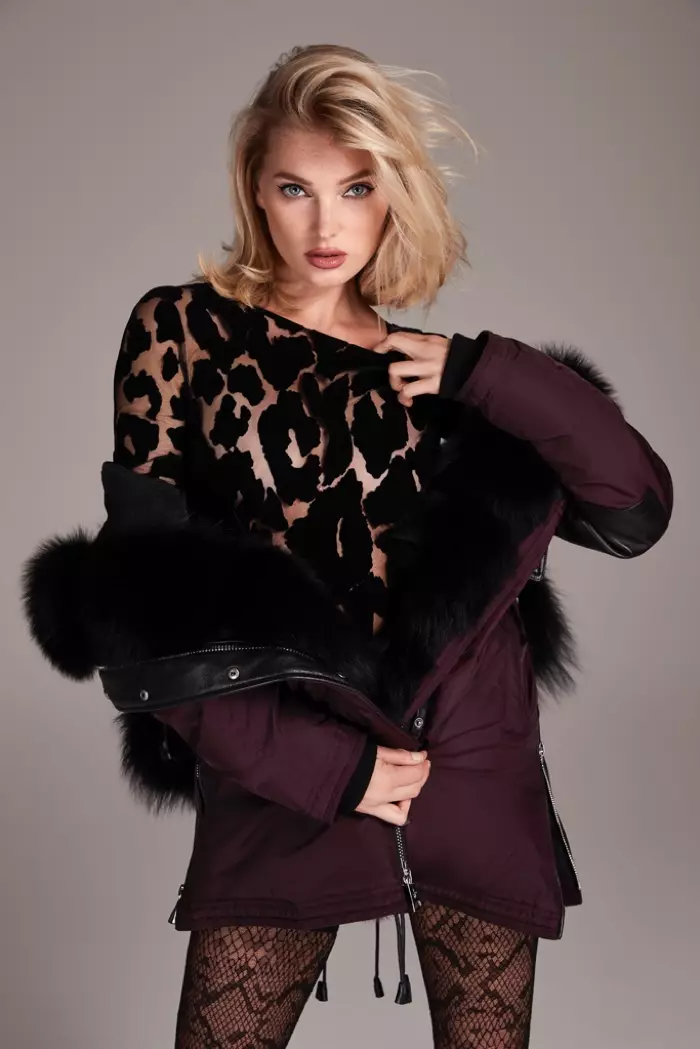 Elsa Hosk verskyn in Nicole Benisti herfs-winter 2018-veldtog