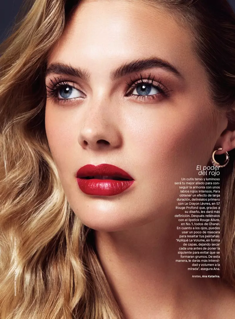 Megan Williams Modelên Luxe Makeup li Glamour Amerîkaya Latîn xuya dike