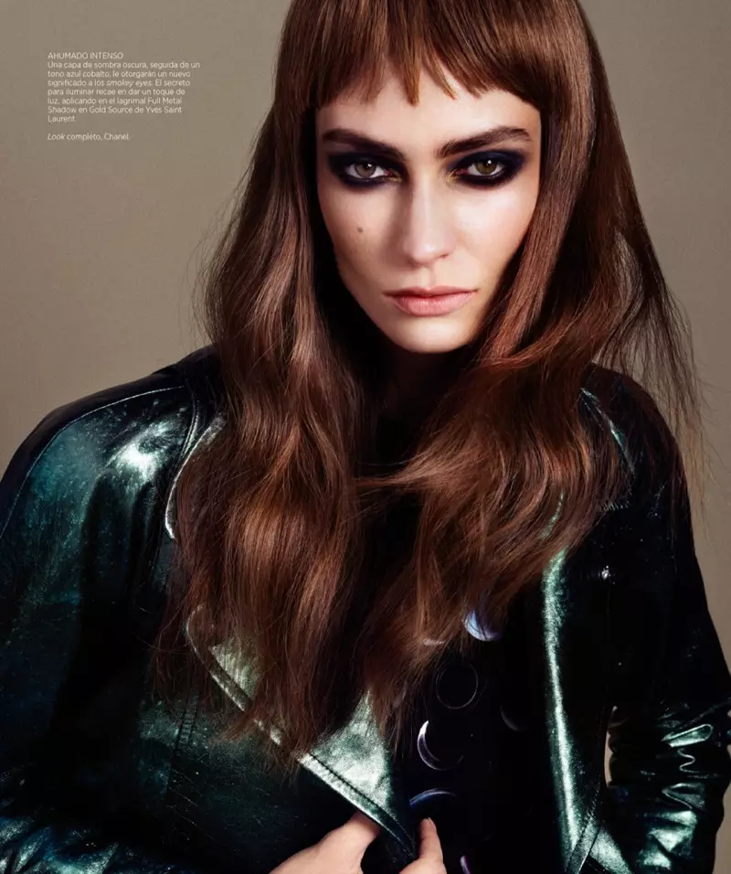 Marine Deleeuw Wọ Cool Girl Beauty ni Harper ká Bazaar Latin America