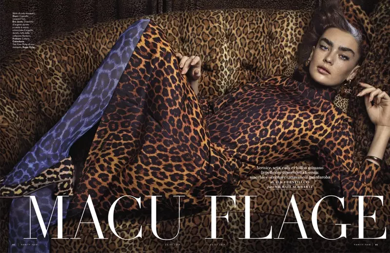 Alisha Nesvat Vanity Fair Italia Editoriale Michael Schwartz