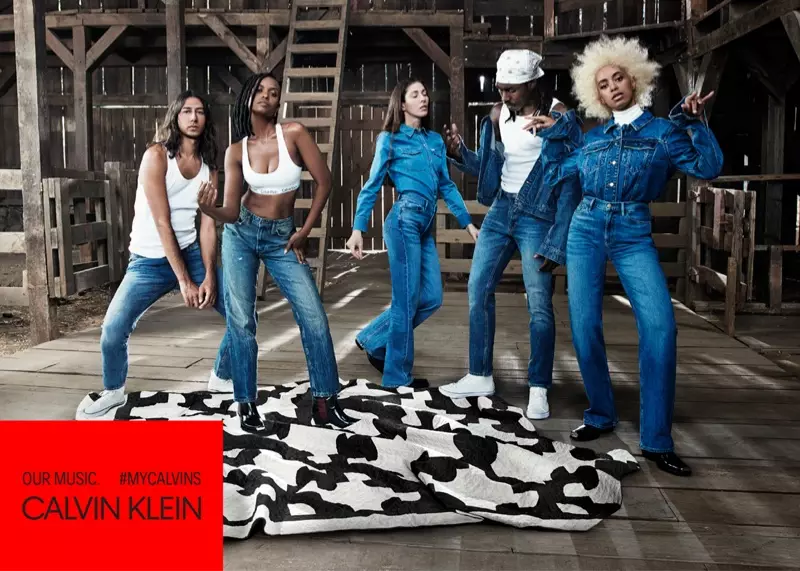 Вілі Вандэрпер фатаграфуе кампанію Calvin Klein Underwear + Jeans