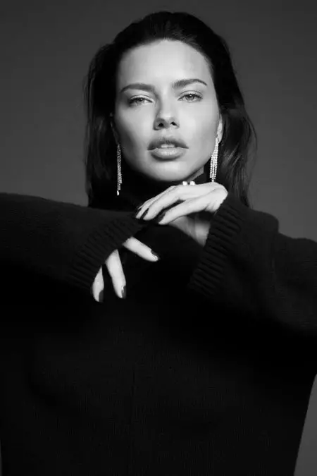 Adriana Lima przybiera pozę w jesiennej kampanii BCBGMAXAZRIA 2019