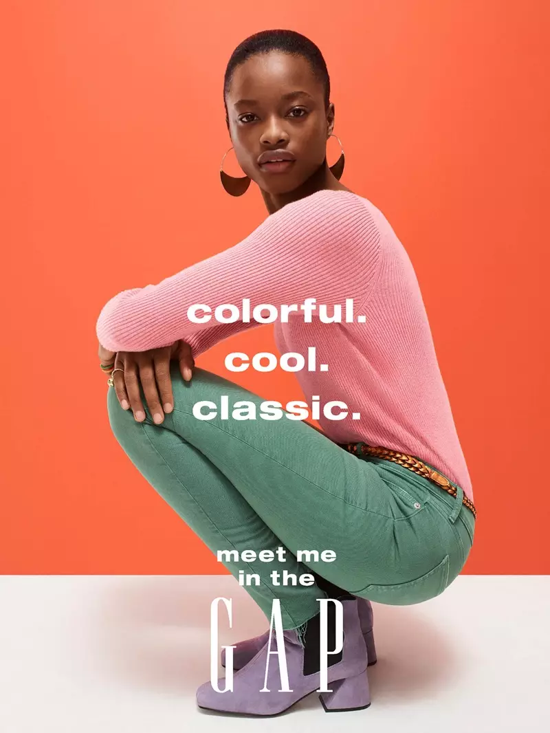 Mayowa Nicholas schittert in Gap's lente-zomer 2018 campagne