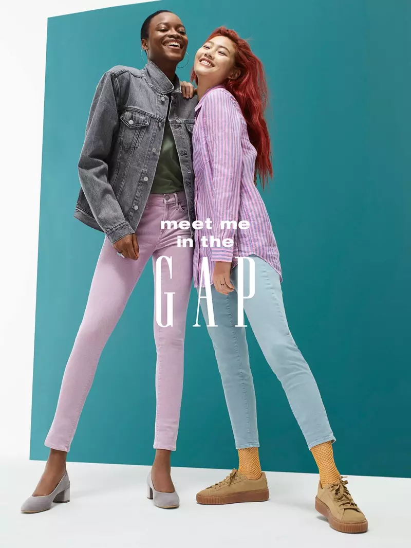 O faʻataʻitaʻiga o foliga ataata uma i le Gap's spring-summer 2018 campaign