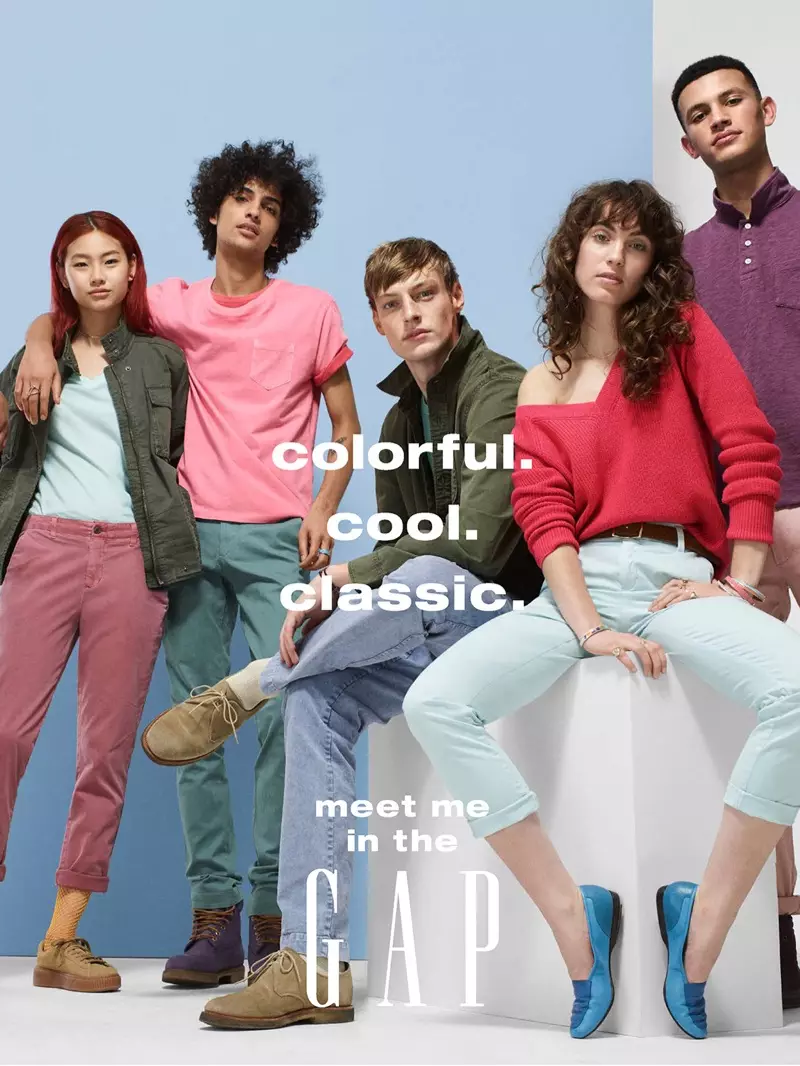 Amy Troost yifotoza Gap's spring-summer campagne