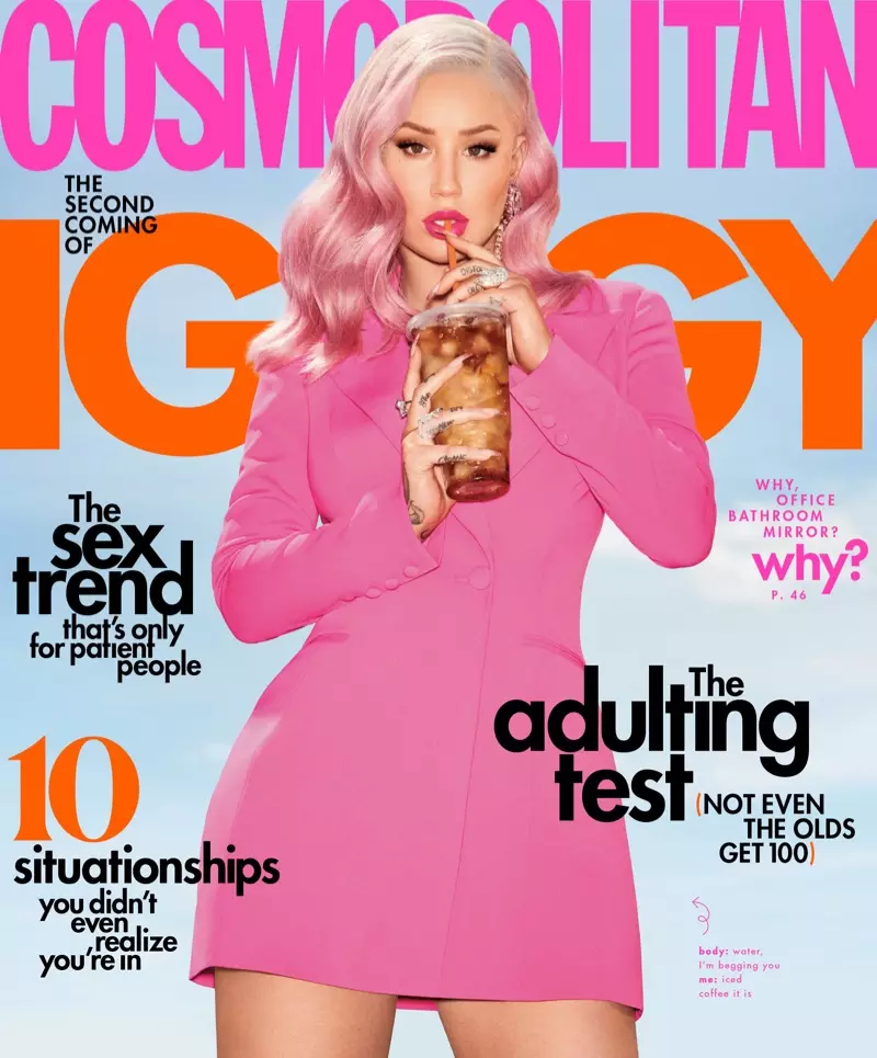 Iggy Azalea ໃນ Cosmopolitan ກັນຍາ 2019 Cover