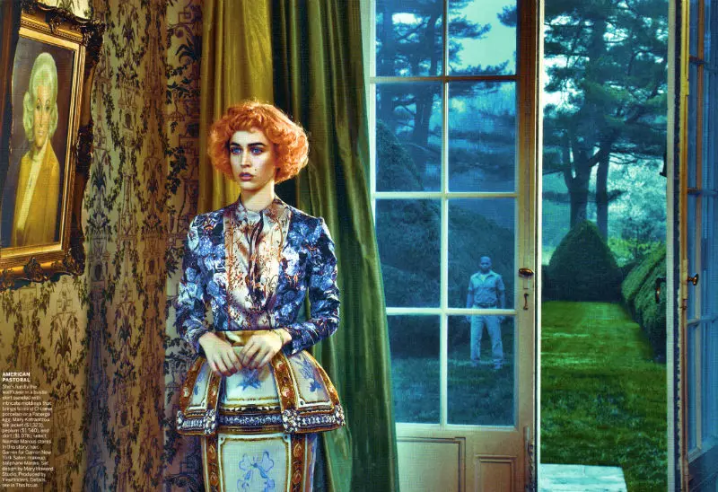 Ракель Ціммерманн Стівена Кляйна для Vogue US серпень 2011 року