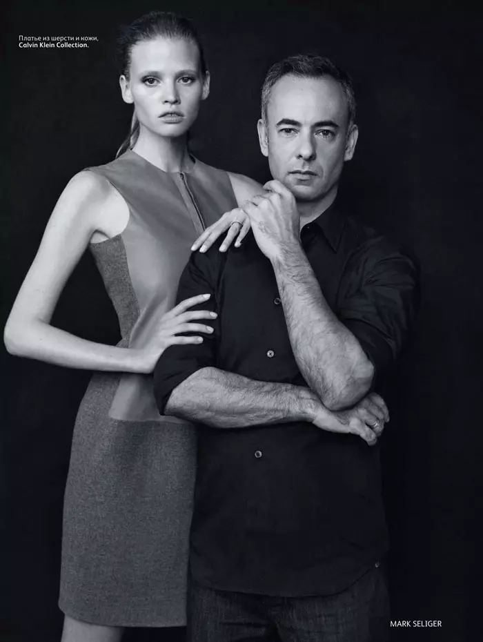 Лара Стоун в Calvin Klein для российского Vogue, июль 2011 г.