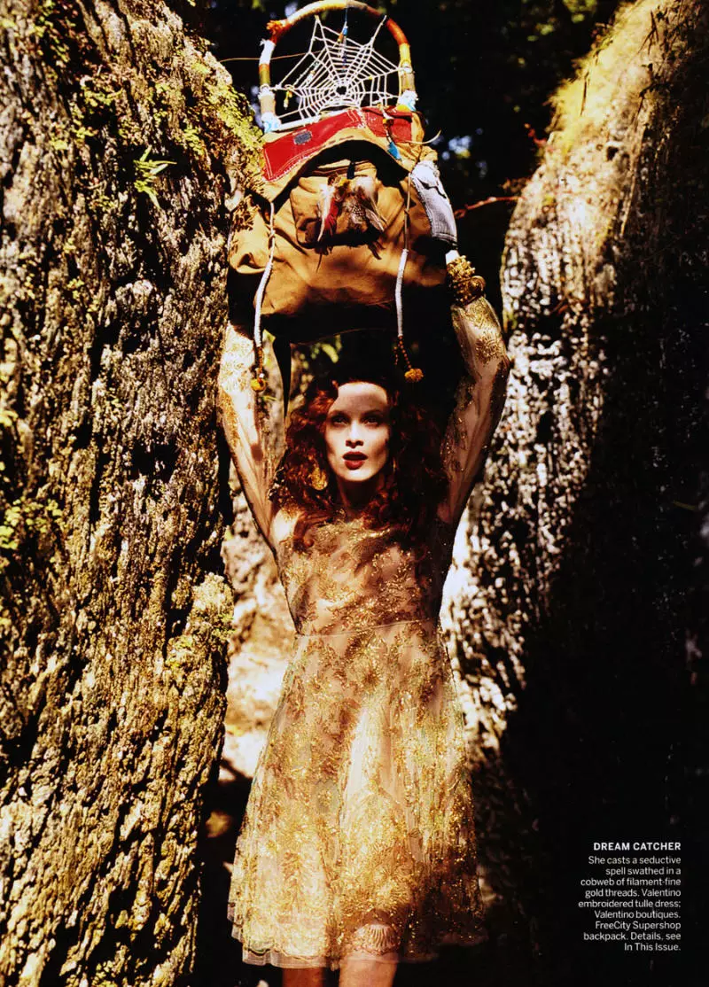 Karen Elson wolemba Bruce Weber wa Vogue US Marichi 2011