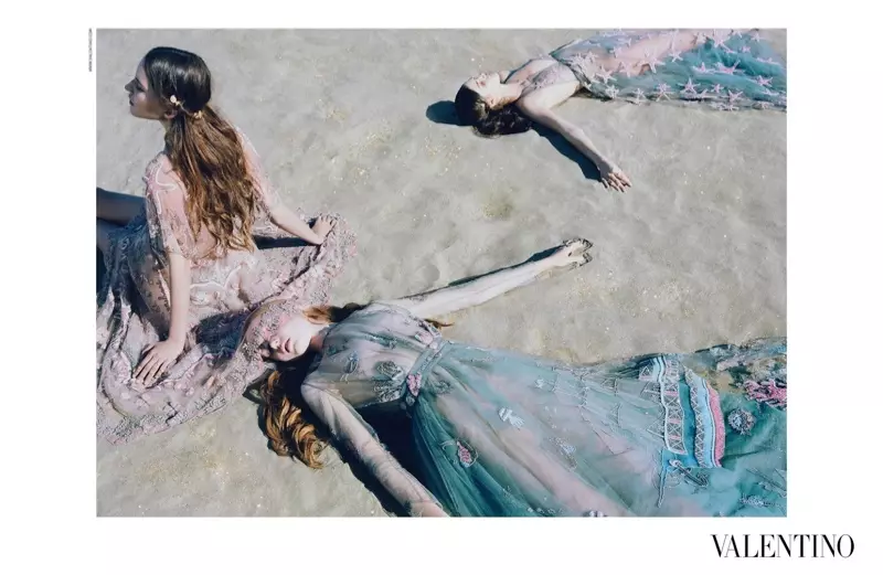 Valentino Mendapat Ethereal untuk Kampanye Iklan Musim Semi 2015