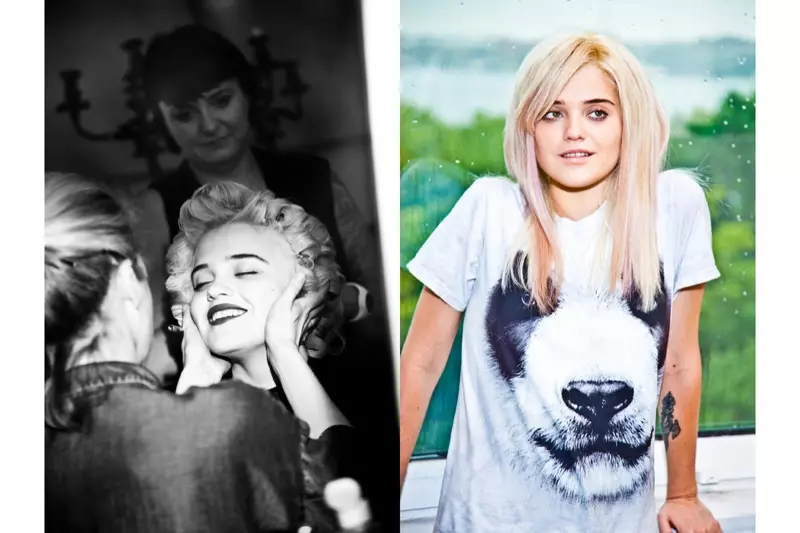 I-Sky Ferreira Ngemuva Kwezigcawu e-Redken Shoot