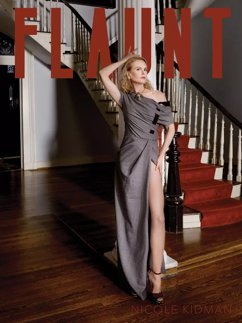 Nicole Kidman នៅលើគម្របទស្សនាវដ្តី Flaunt 2016