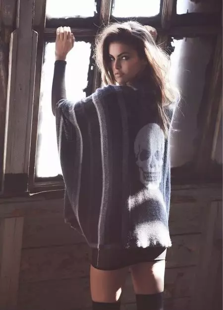 Kamila Hansen Vrstvy v kampani Skull Cashmere Fall 2019