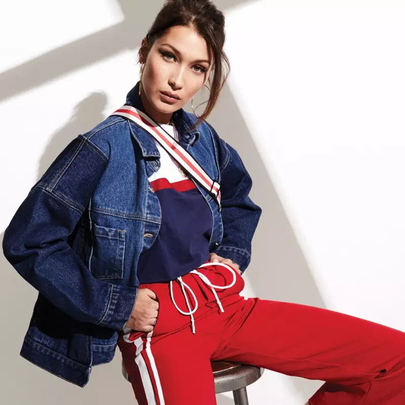 Isithombe esivela kumkhankaso we-Penshoppe DenimLab ka-2018 no-Bella Hadid