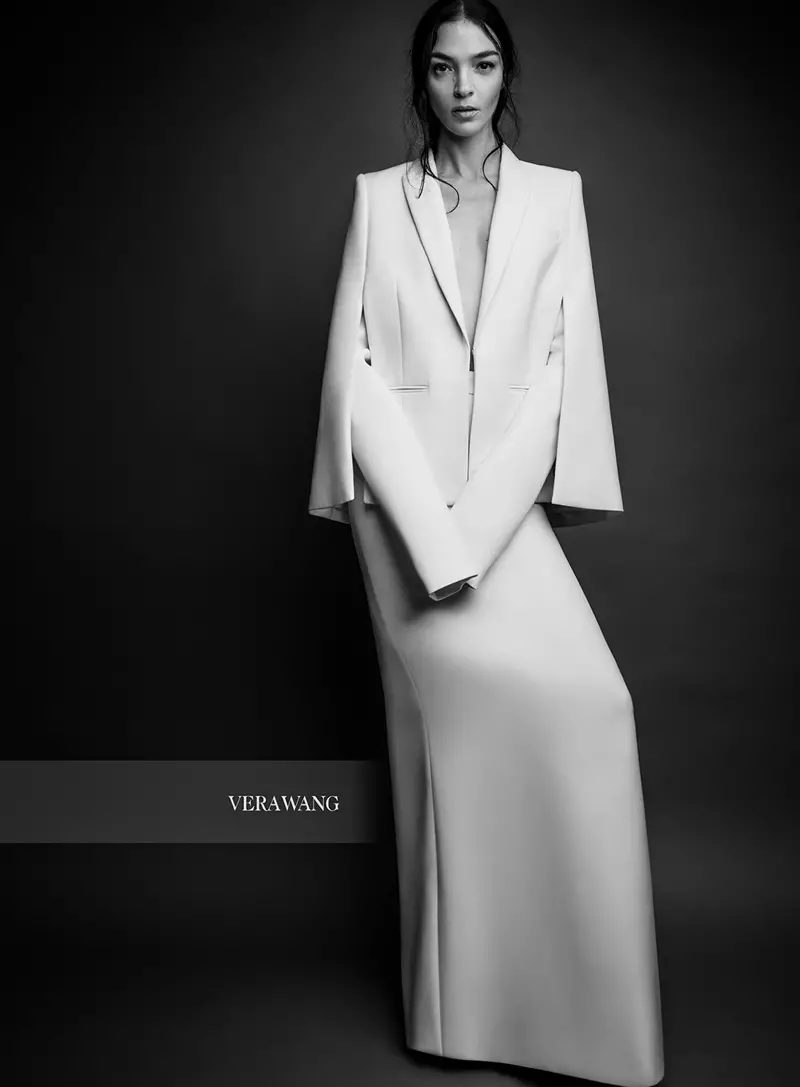Платье Florence в рекламной кампании Vera Wang Bridal весна-лето 2018