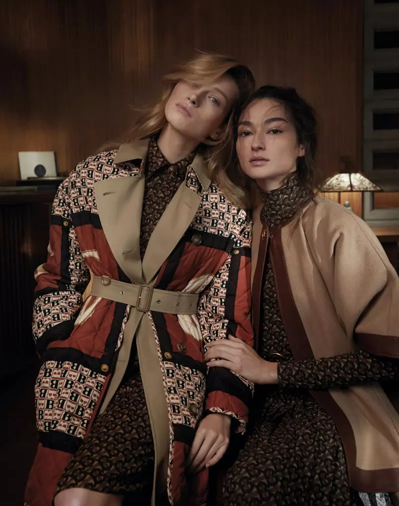 Bruna & Liz Pose dina Fashions Elegan pikeun Vogue Taiwan