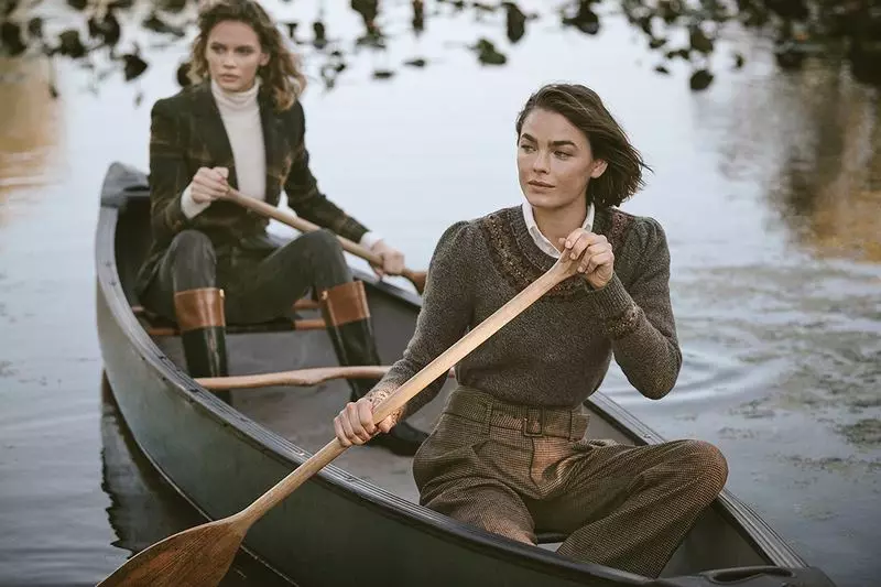 Bambi Northwood-Blyth e Faith Lynch sono i protagonisti della campagna Ralph Lauren Holiday 2019